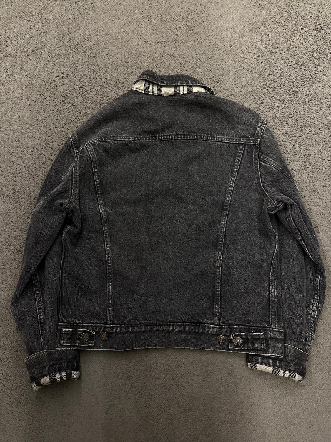 리바이스 90s 70411 버팔로체크 트러커 처분  상품이미지2