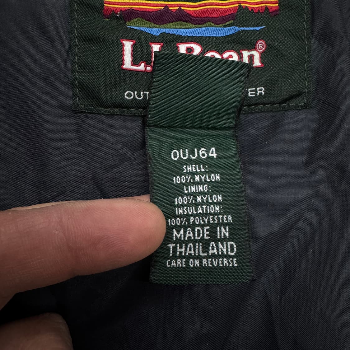 엘엘빈 고프코어 경량패딩 자켓 블랙 상품이미지6