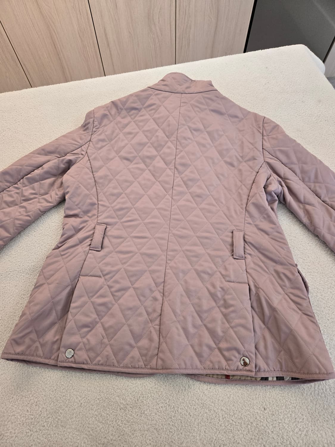 버버리 여성 핑크 퀼팅 자켓 L 상품이미지7