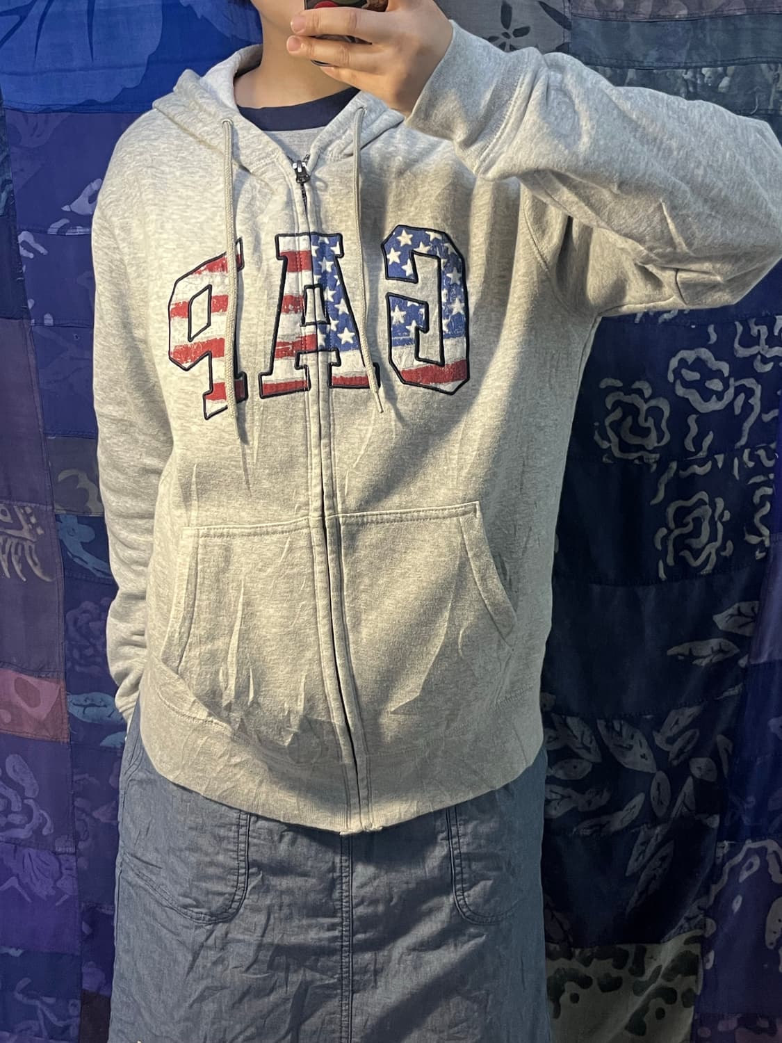 GAP 갭 성조기 후드집업 상품이미지3