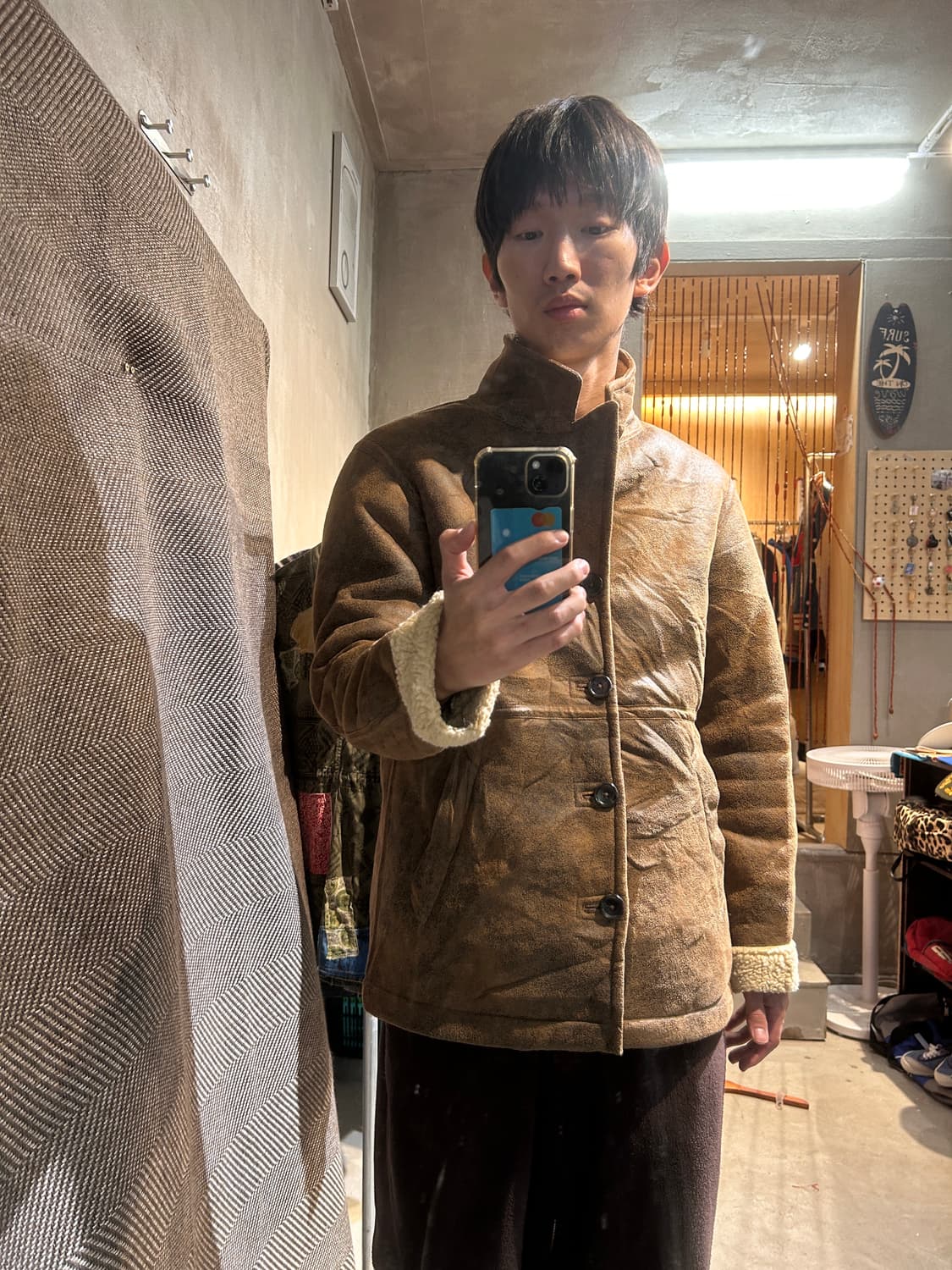 빈티지 무스탕 자켓 Gu 상품이미지2