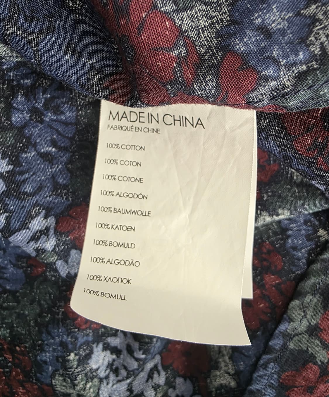 클럽모나코 플로럴 셔츠 새 제품 L 상품이미지3