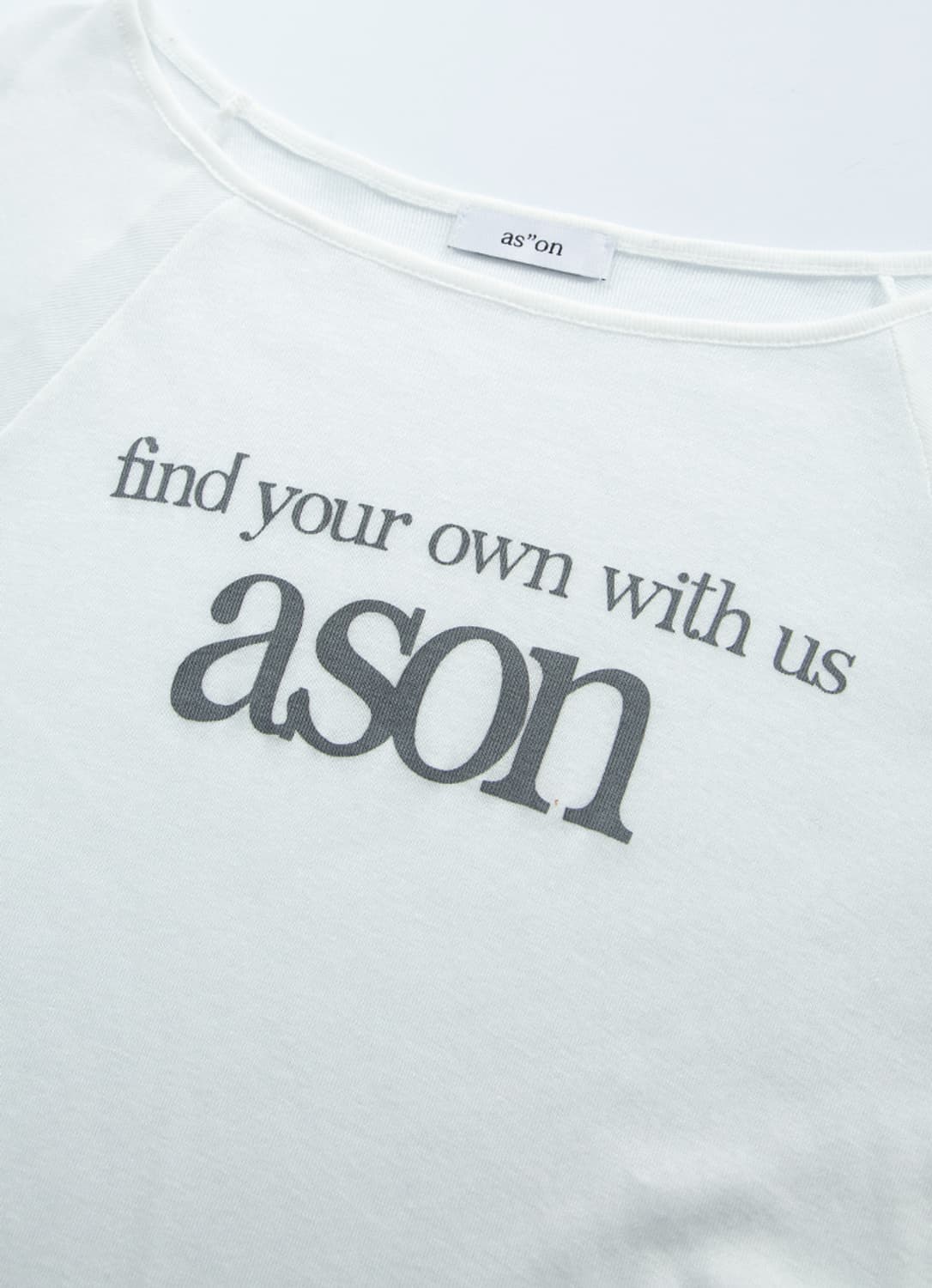 애즈온 레터링 롱슬리브 상품이미지4