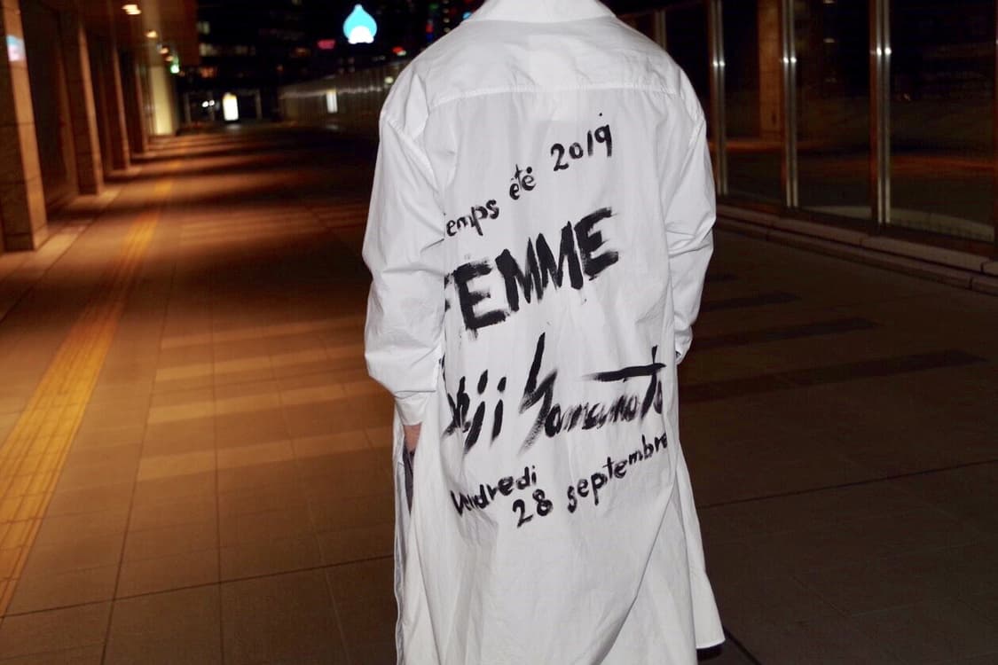 요지 야마모토 페인팅 셔츠 상품이미지2