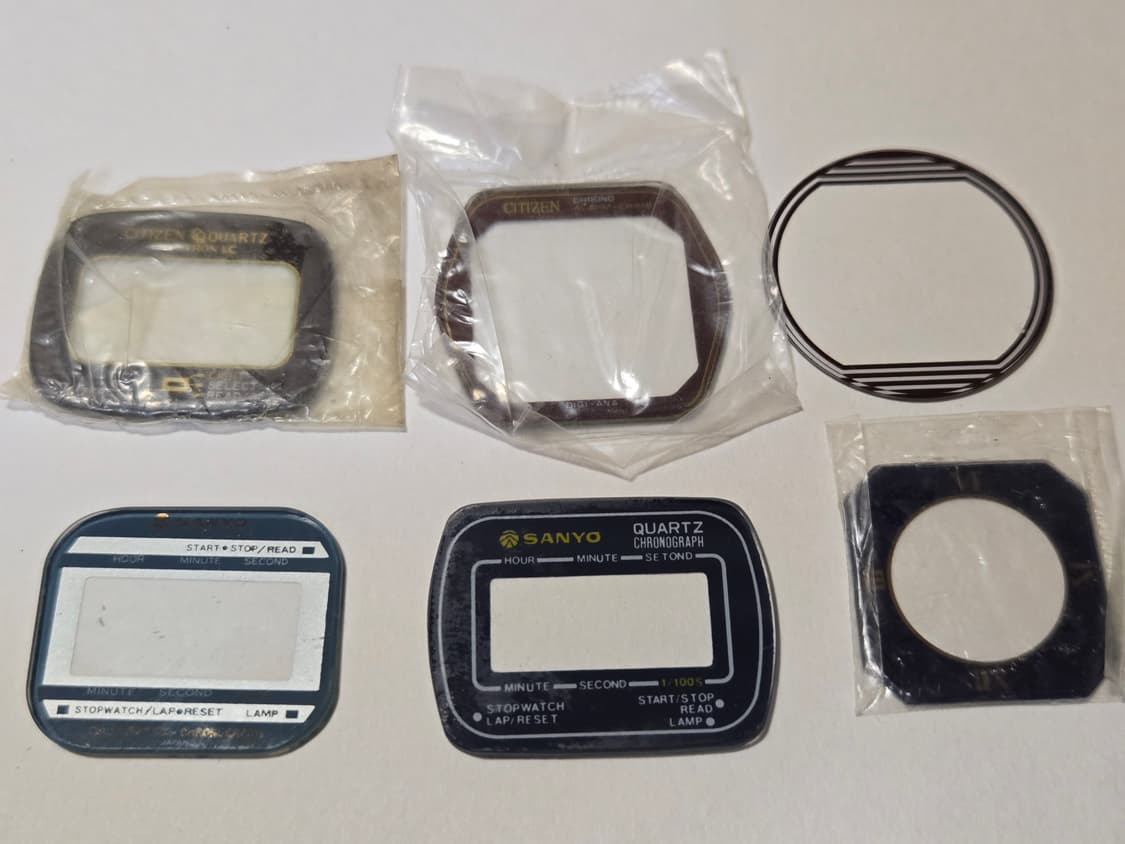 빈티지 카시오,세이코,시티즌 디지탈시계 오리지날 다이얼유리 상품이미지8