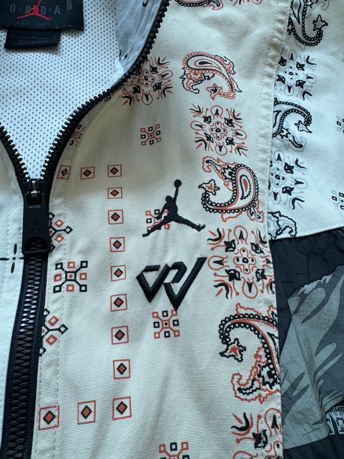 조던 x 러셀 웨스트브룩 와이낫 패치워크 아노락 L 상품이미지2