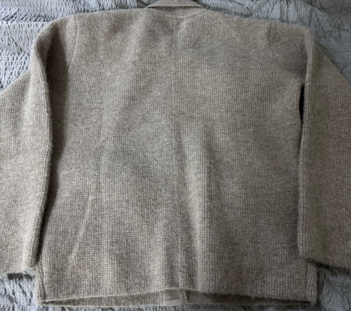 포터리 알파카 폴로 가디건 멜란지 토프 1사이즈 상품이미지6