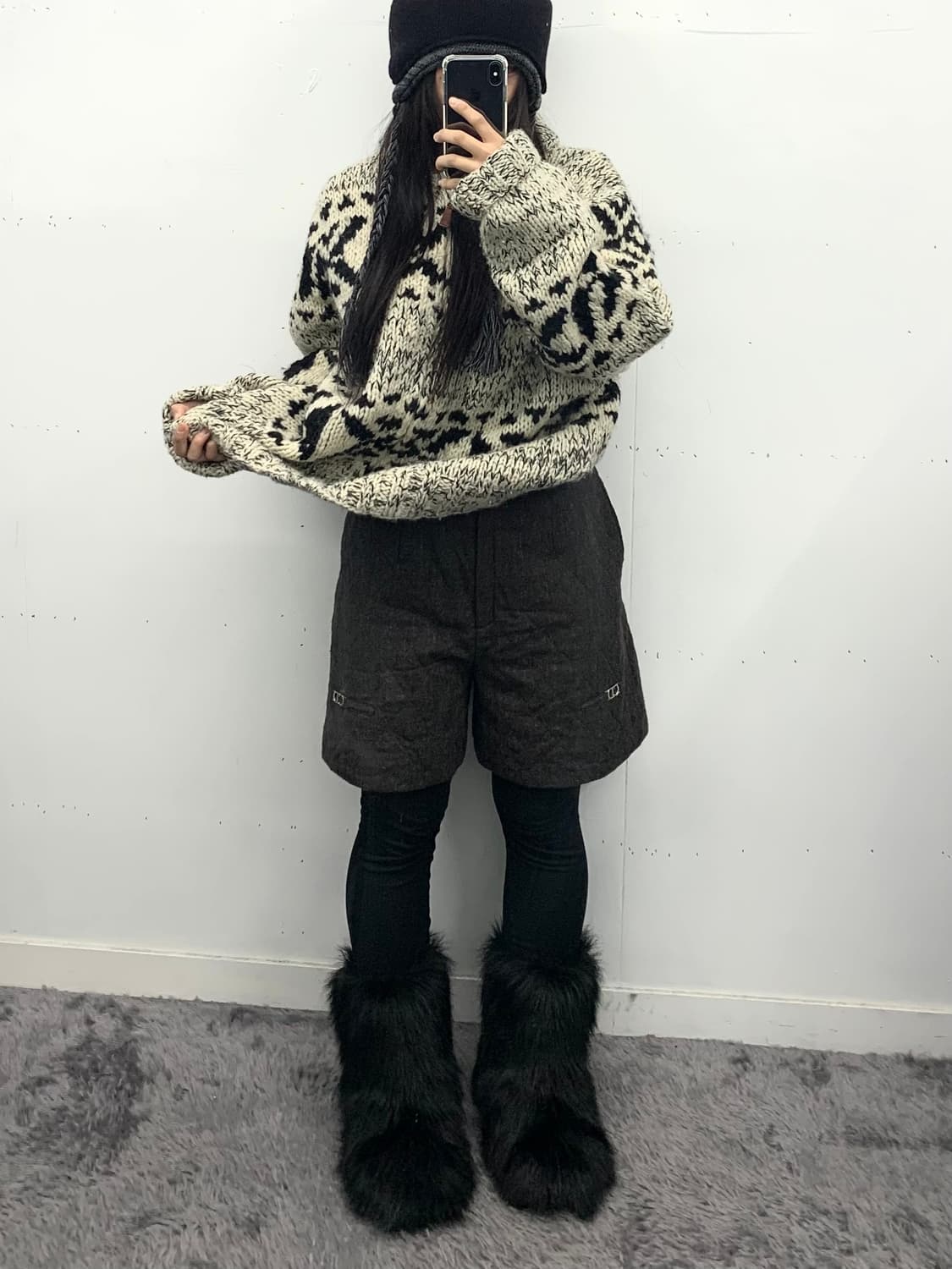 디올 로고 울 버뮤다 숏츠 상품이미지1