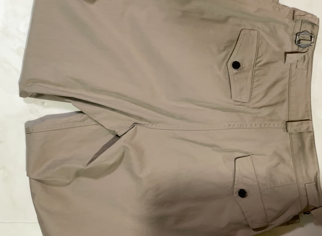 노드 아카이브 와이드 테이퍼드 치노 팬츠 (라이트 카키) 0사이즈 상품이미지4