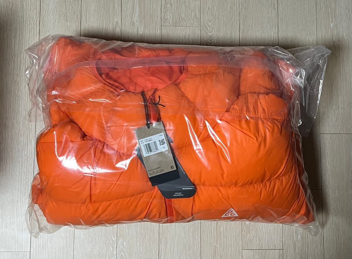 [새상품] 3XL) 나이키 ACG 루나레이크 패딩 오렌지 상품이미지3