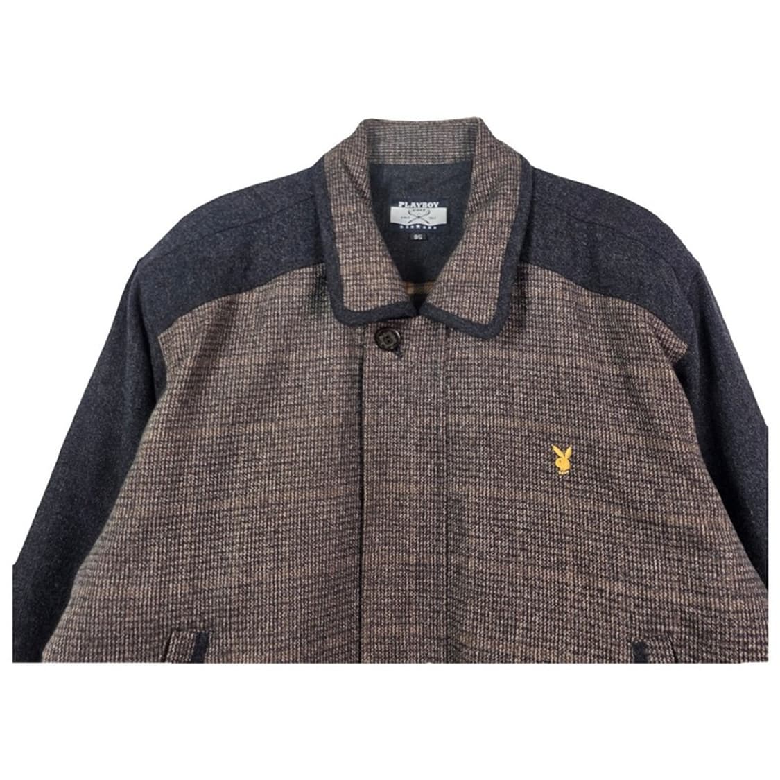 플레이보이 골프 빈티지 울 체크 블루종 자켓 M 상품이미지3