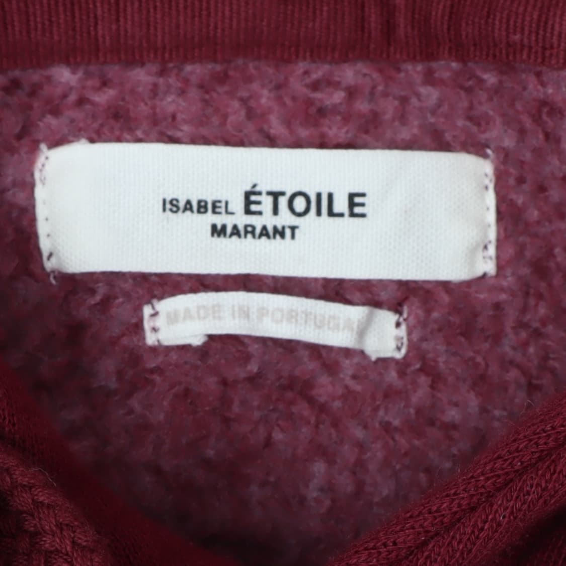 이자벨마랑 버건디 로고 코튼 후드티 상품이미지8