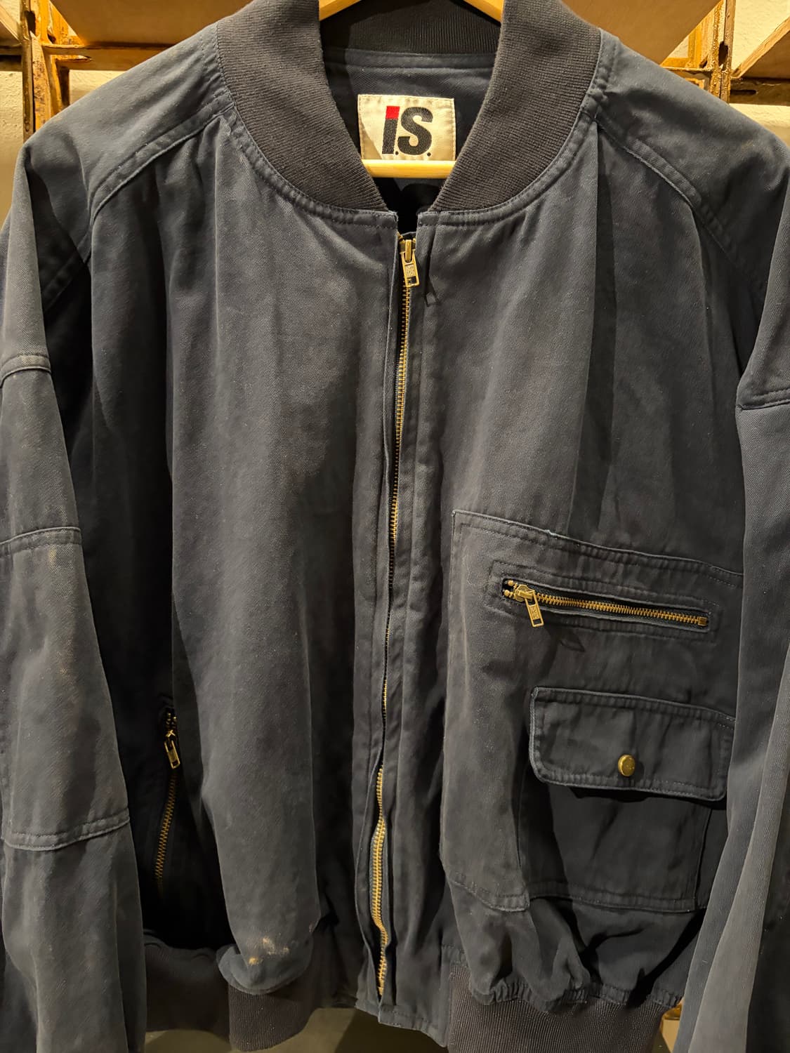 80s issey miyake sports cotton bomber 상품이미지3