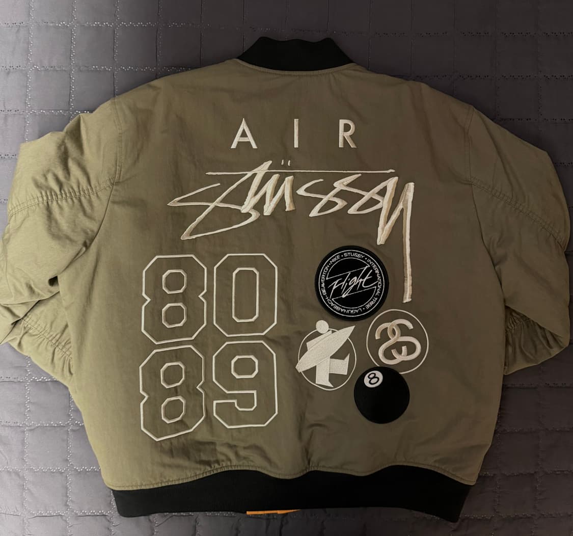 [M] 나이키 x 스투시 리버시블 자켓 미디움 올리브 상품이미지1