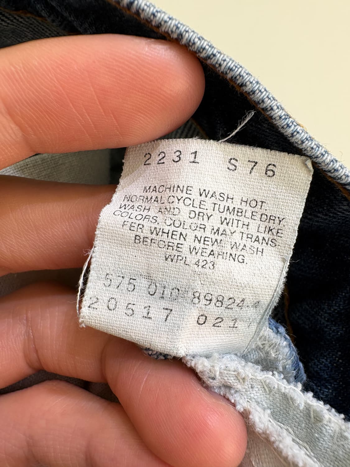 90's LEVIS 517 (Made in USA) 부츠컷데님 상품이미지8