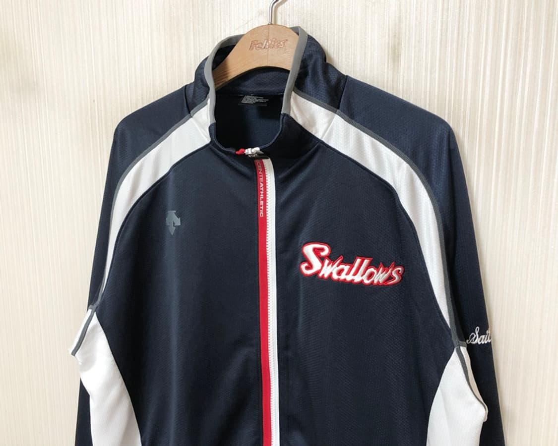 NPB 데상트 토쿄 야쿠르트스왈로즈 선수지급 트레이닝자켓 XO(XXL) 상품이미지6