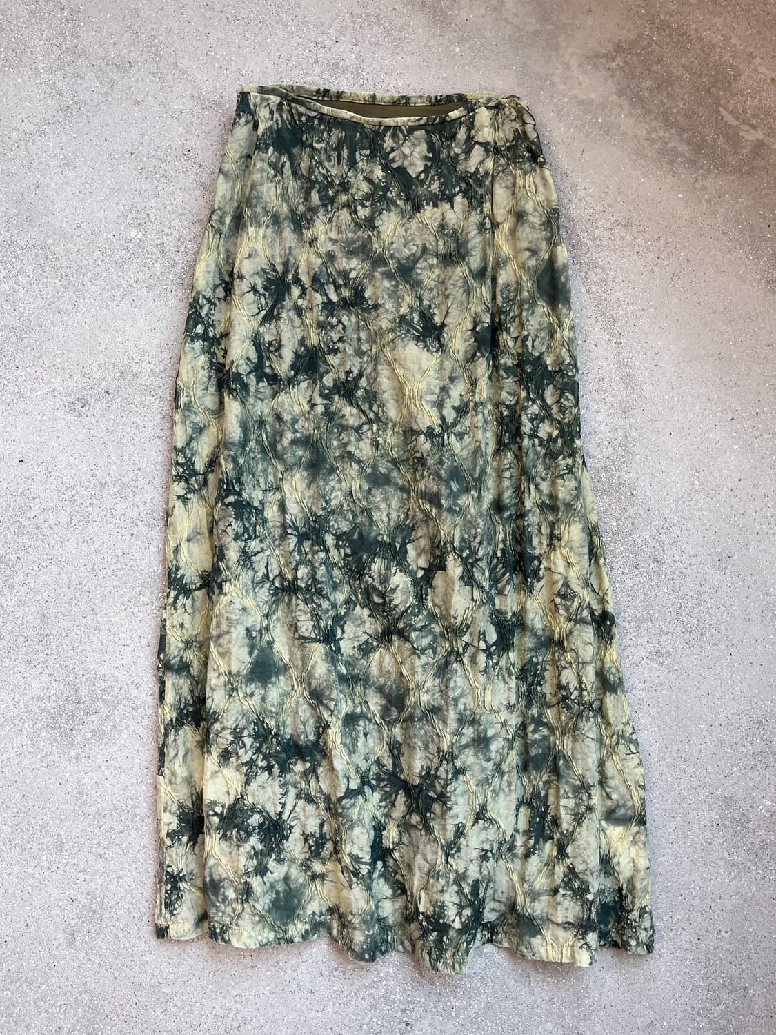 Vintage Tie-Dye Maxi Skirt 상품이미지1
