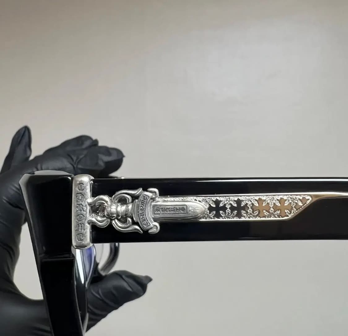 크롬하츠 박스 오피서 블랙/실버 BK 새상품 상품이미지5