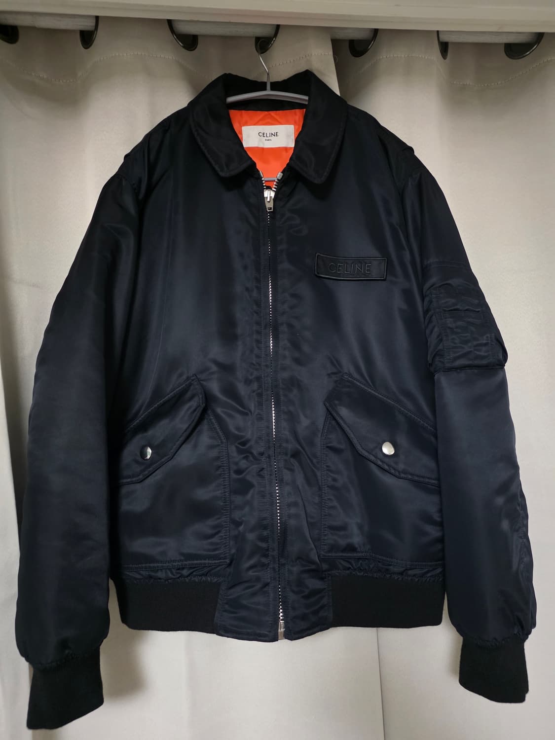 셀린느 나일론 봄버 자켓 (항공점퍼) 52사이즈 상품이미지2
