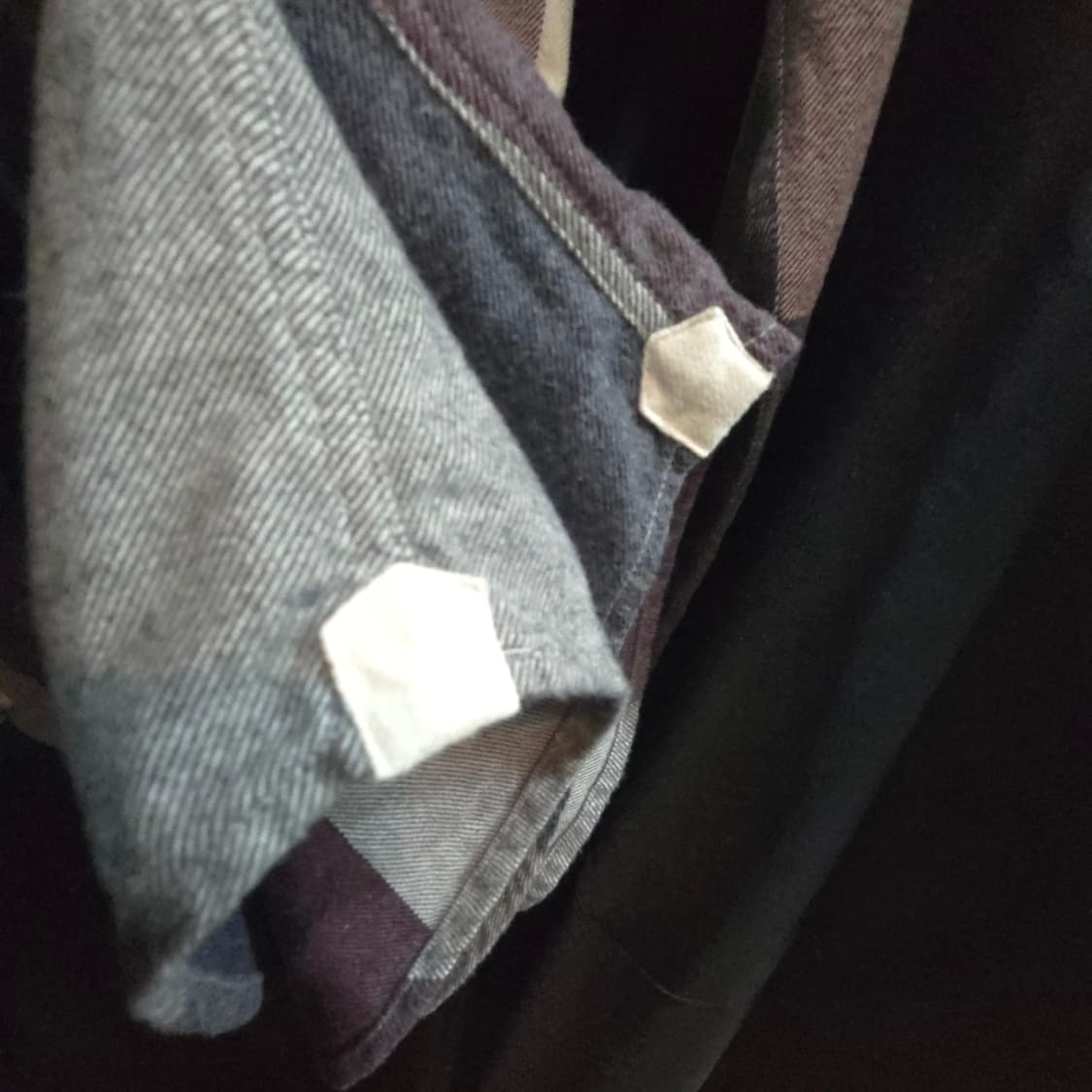 헤지스 와인 빅체크 패턴 약기모 셔츠 상품이미지7