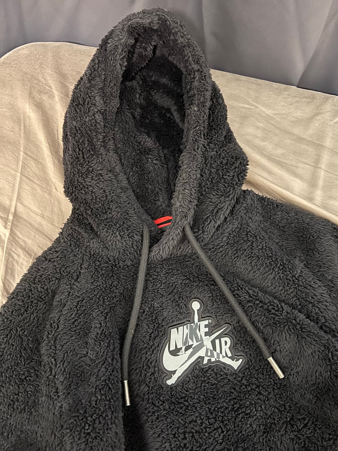 나이키 조던 후리스 후드 검정 M 상품이미지2