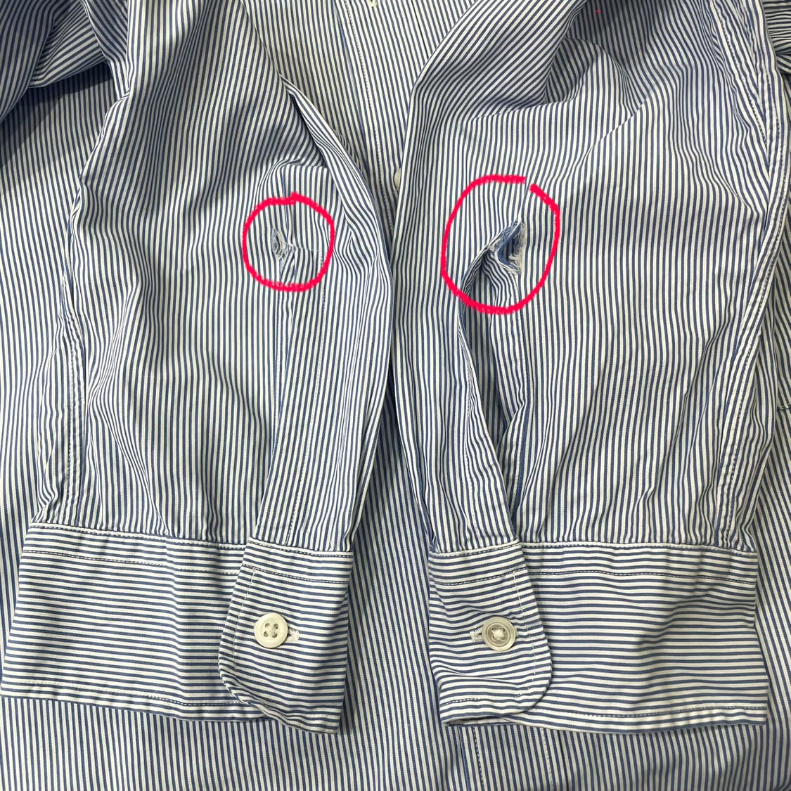 (L) POLO 폴로 랄프로렌 스트라이프 셔츠  상품이미지8