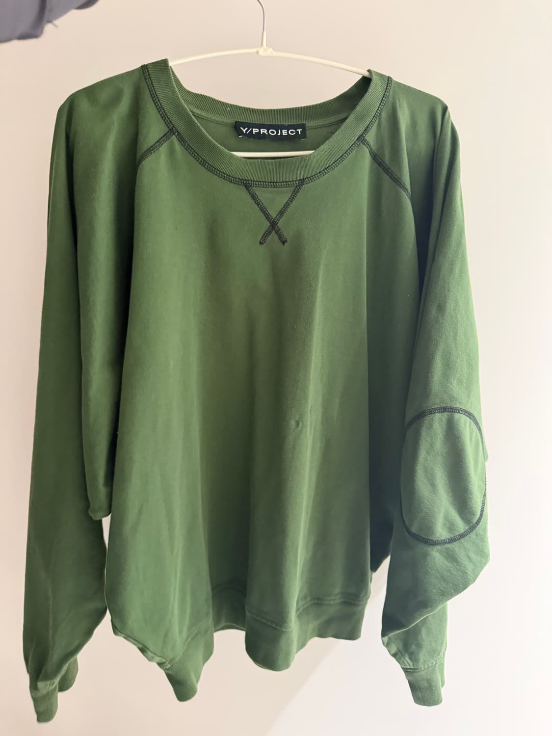 Y/PROJECT 루즈핏 카키 맨투맨 상품이미지5