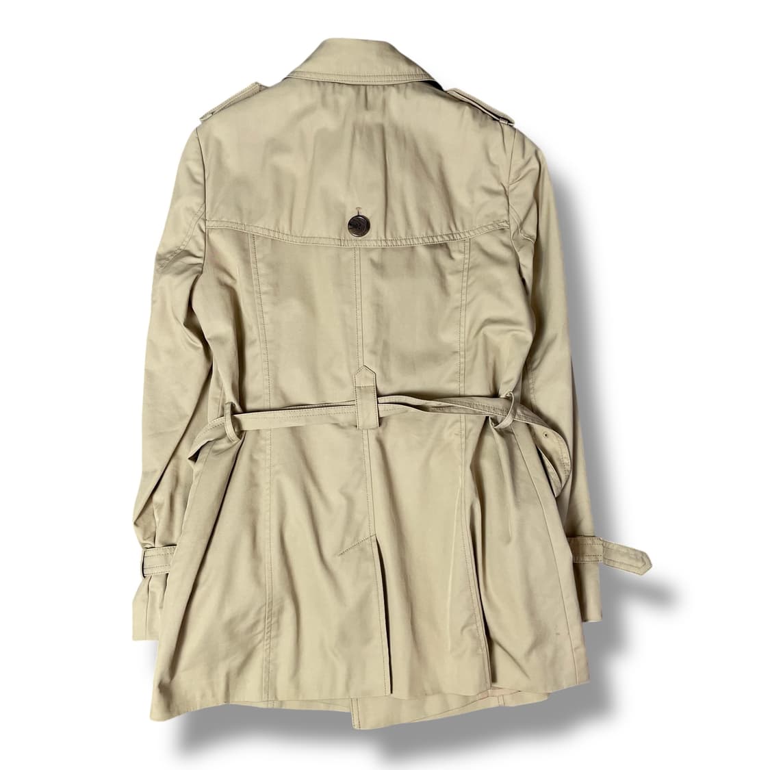 헤지스 베이지 숏 트렌치코트 90 상품이미지2
