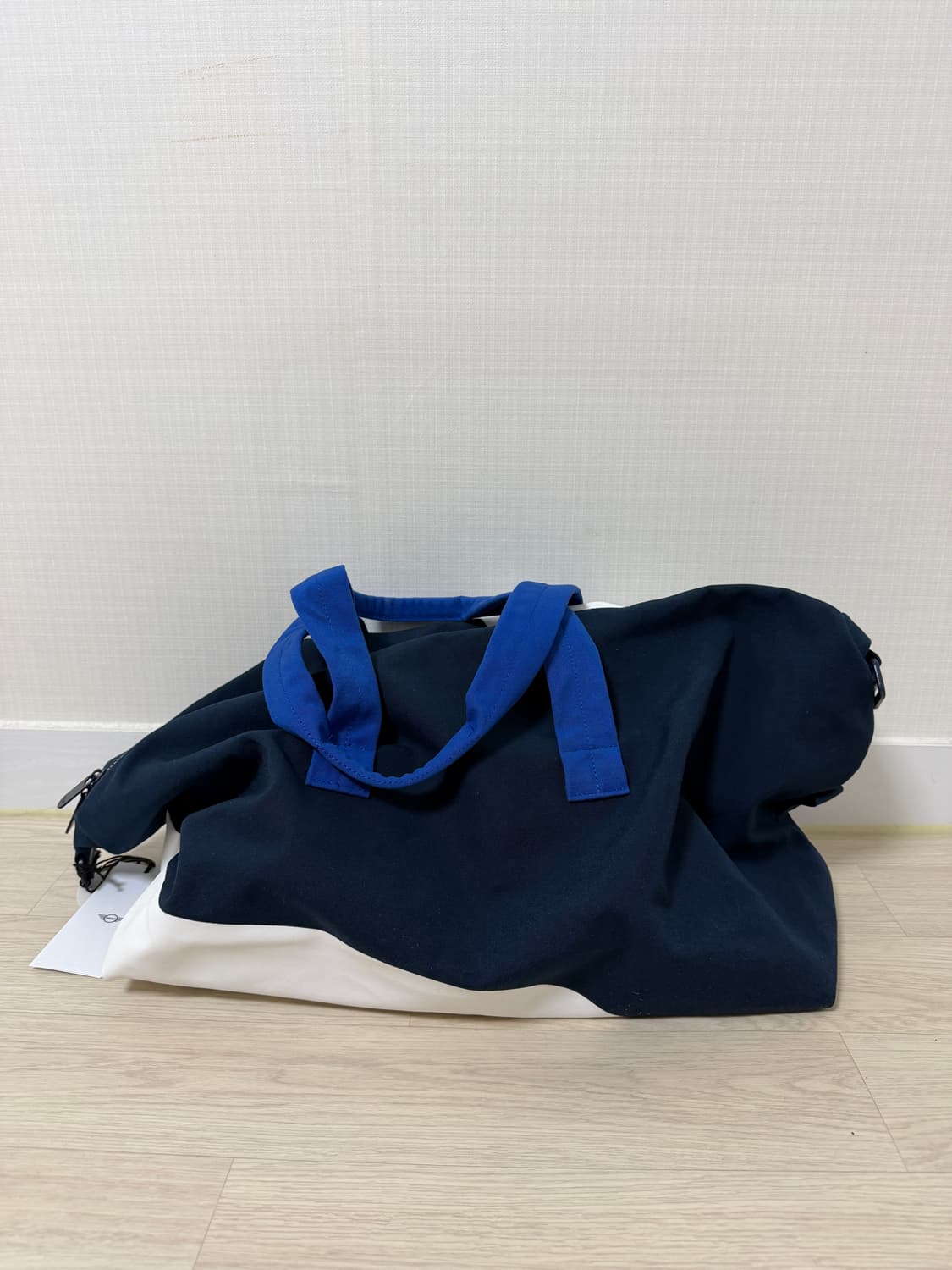 MINI 카 페이스 디테일 더플백 - 블레이징 블루 상품이미지2