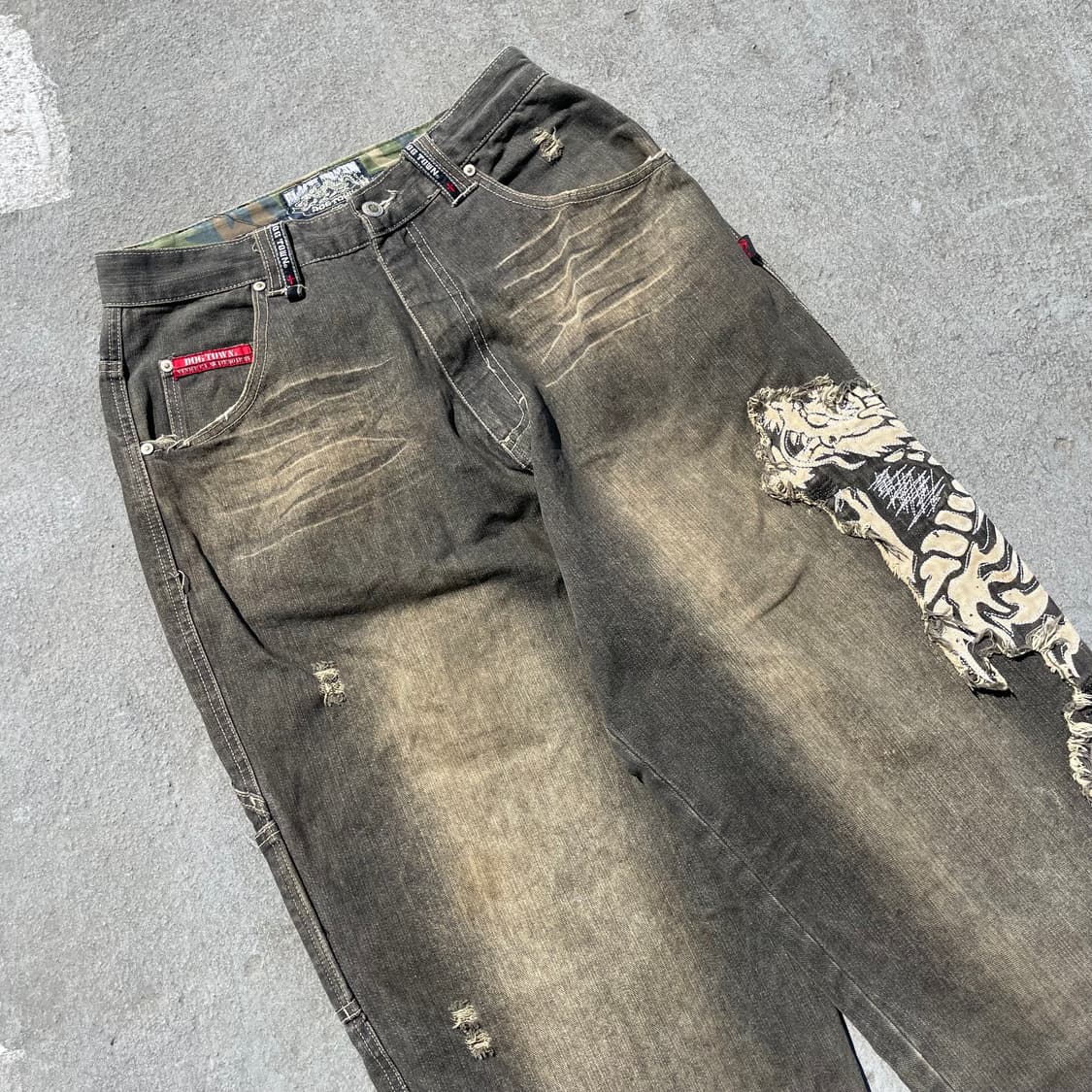 DOGTOWN 도그타운 독타운 드래곤 용 그런지 카펜터 데님팬츠 상품이미지3