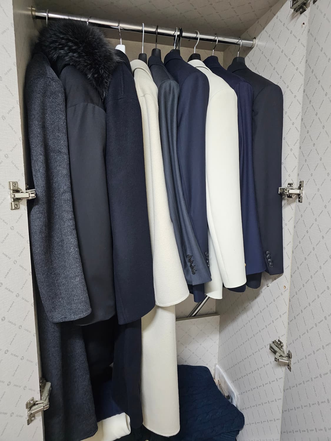 무탠다드 릴렉스드 베이식 울 블레이저 XL (네이비) 상품이미지3