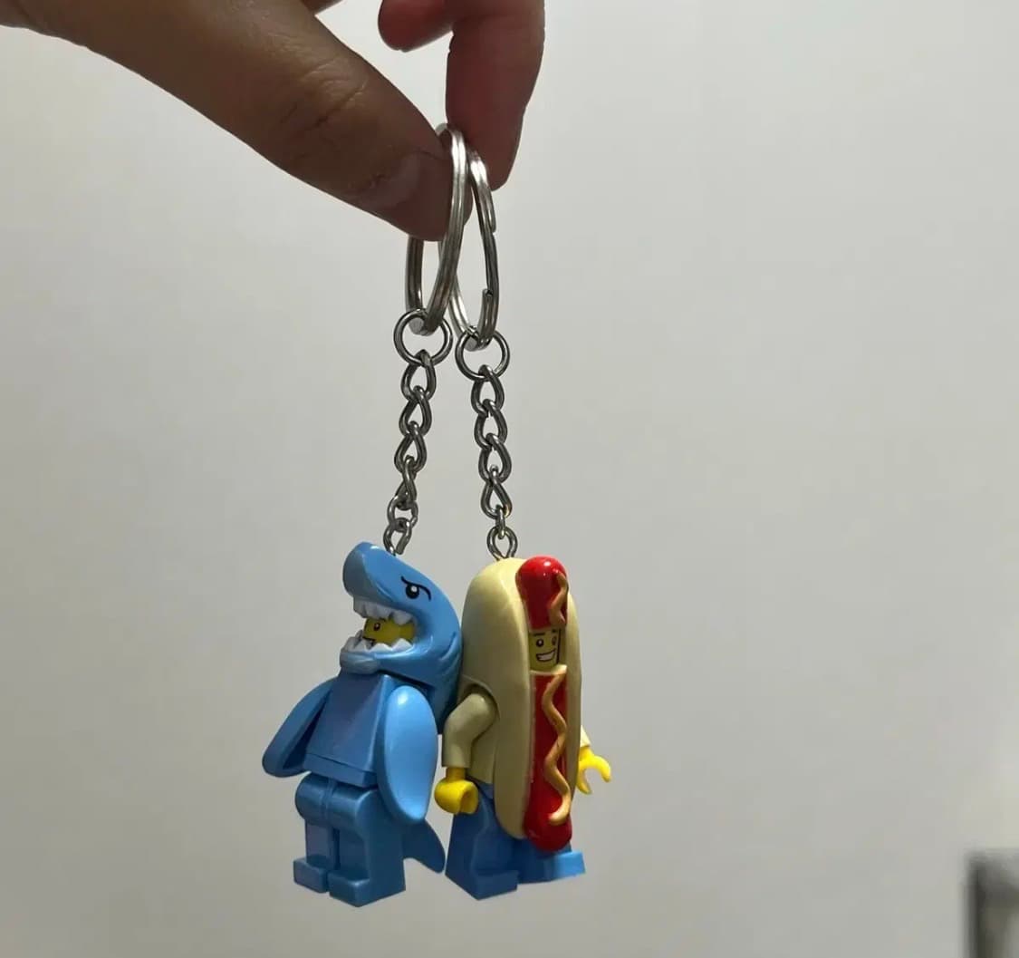 [새상품] 레고키링 핫도그키링 상품이미지3