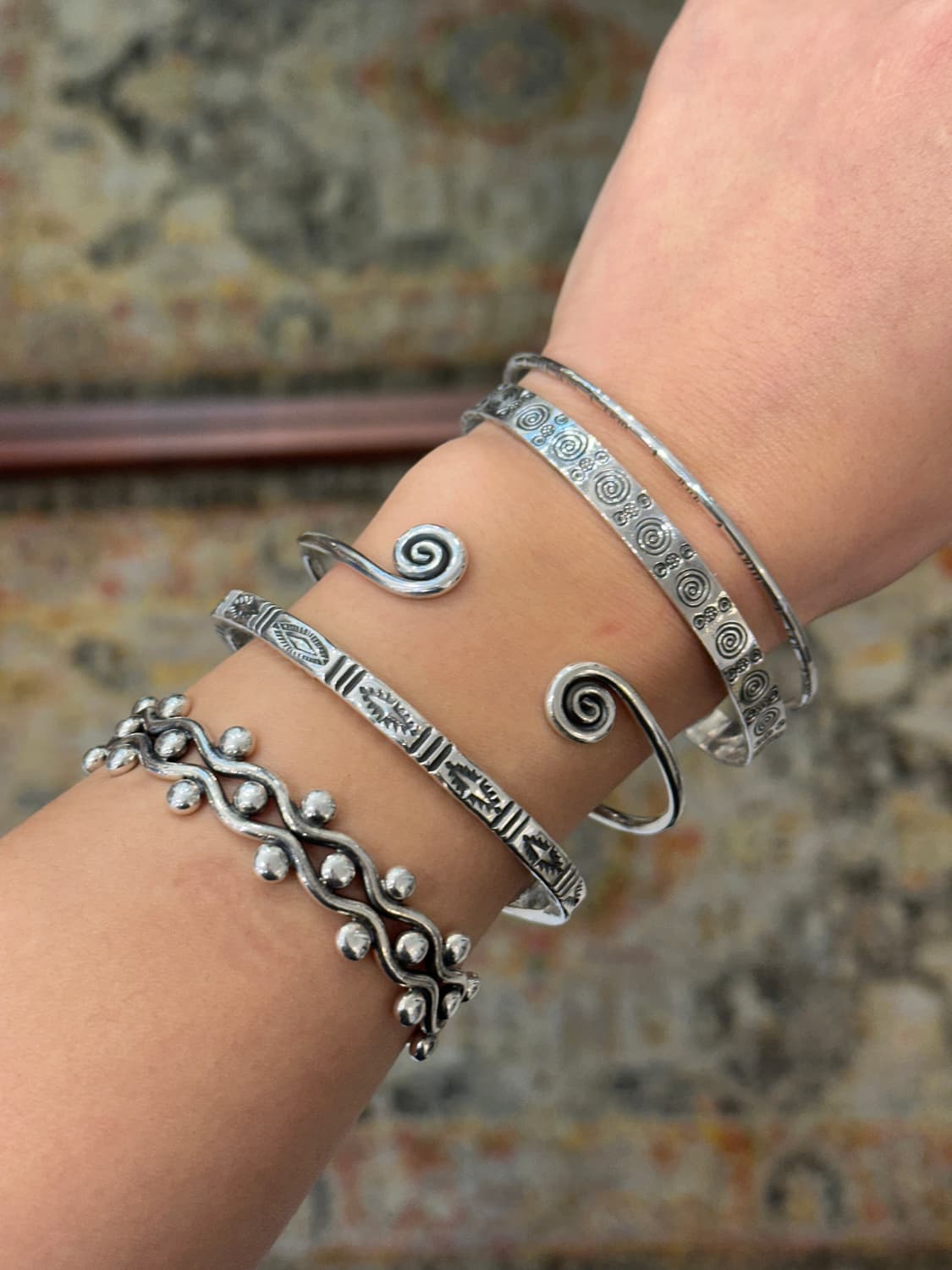 Twin Spiral 925Silver Bangle 상품이미지9