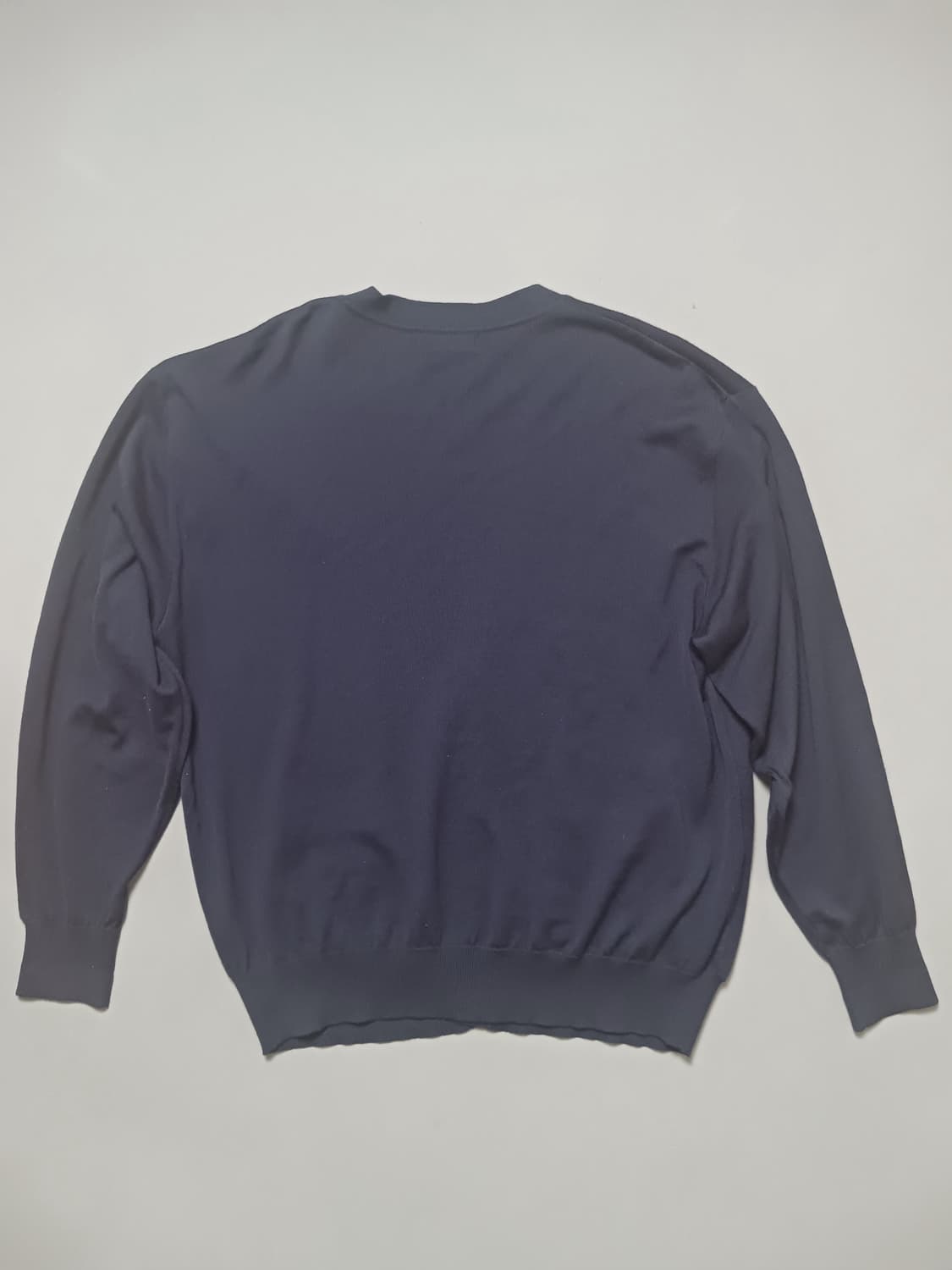 [105] 피에르가르뎅 네이비 울 100% 가디건 상품이미지7