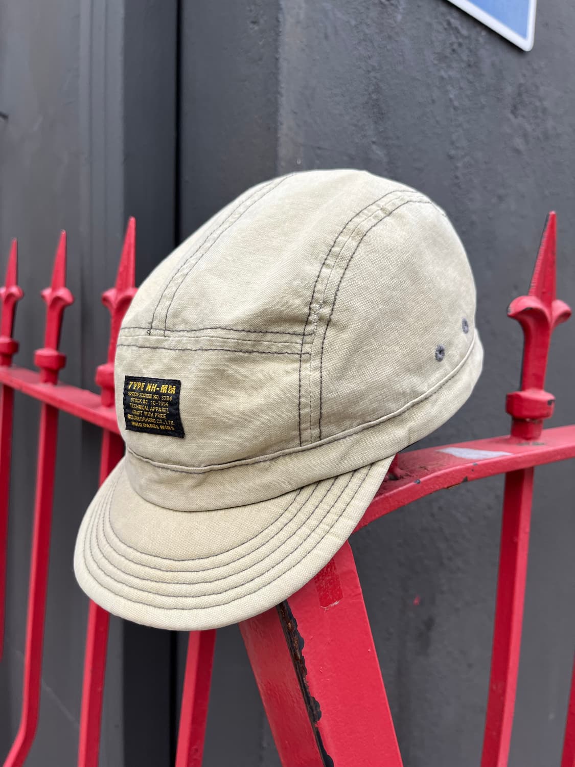 네이버후드 베이지 캠프캡 상품이미지9