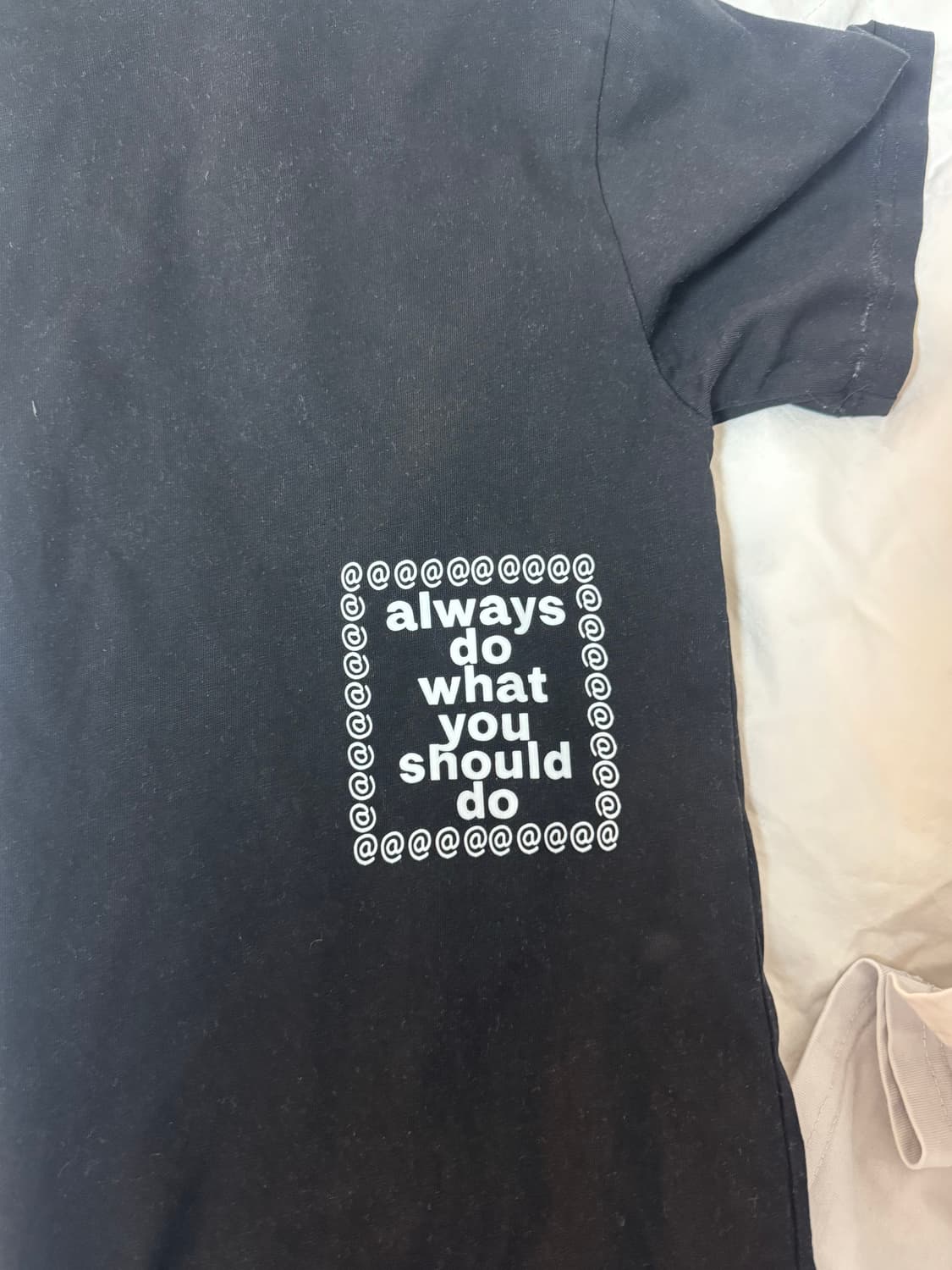 Always 올웨이즈 블랙 티셔츠 상품이미지4