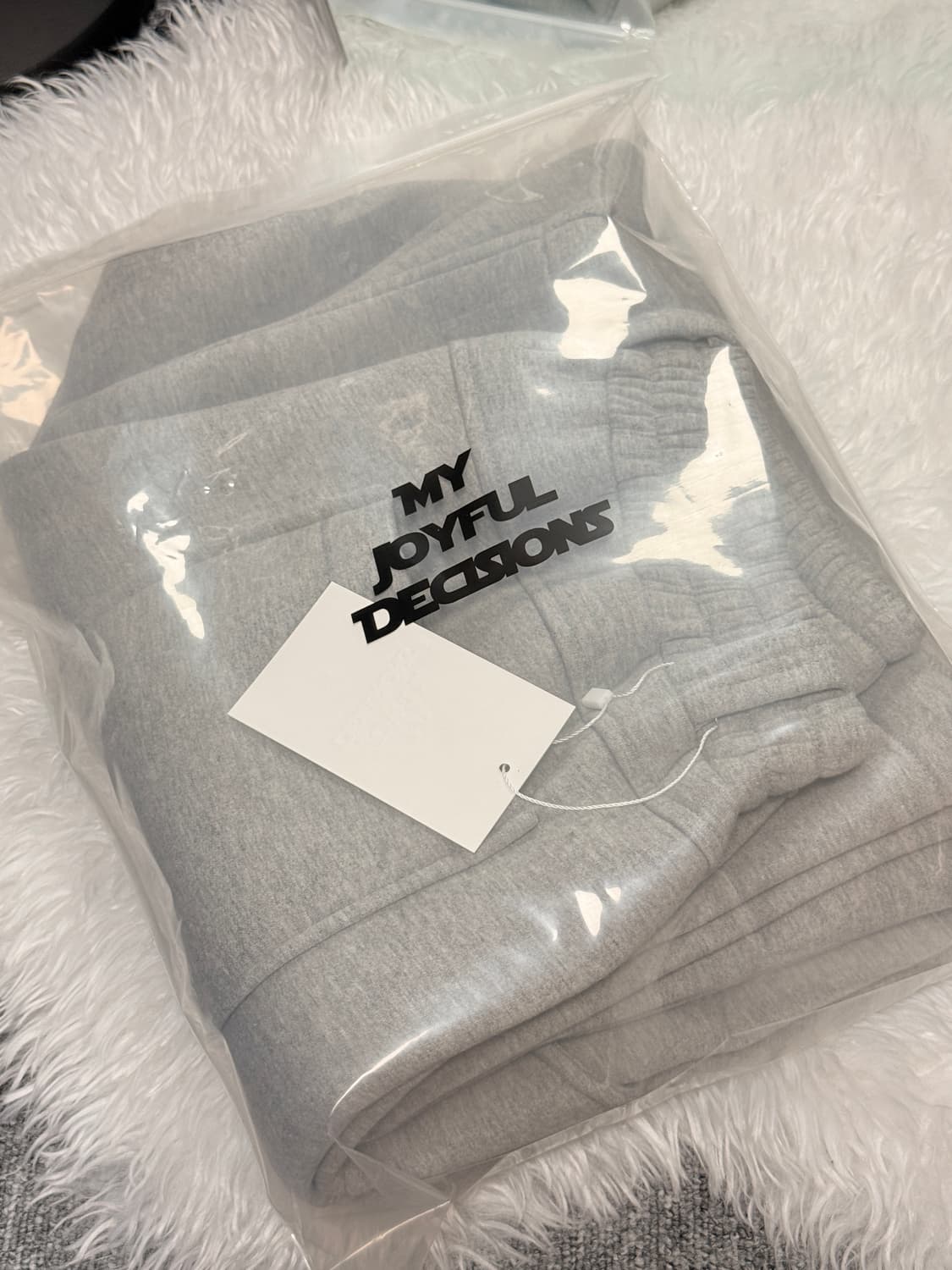 MJD X 코인 서울 와이드 카고 스웻 팬츠 상품이미지2