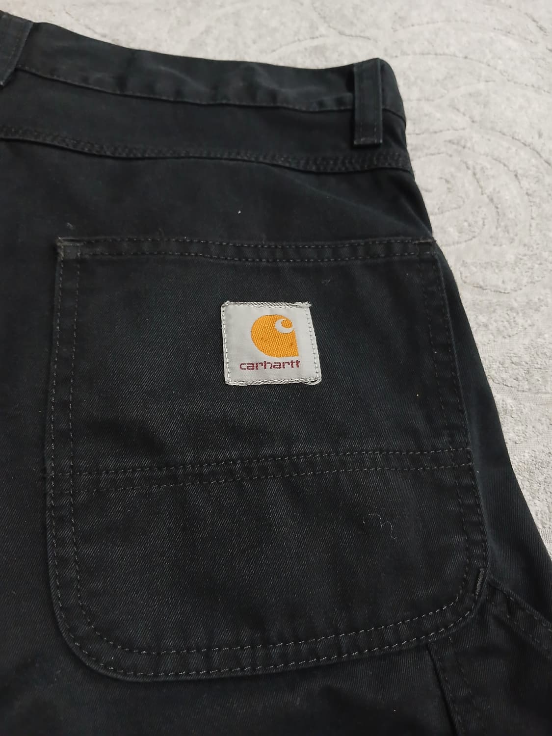 칼하트(Carhartt) 워크 하프 팬츠 블랙 30 상품이미지5