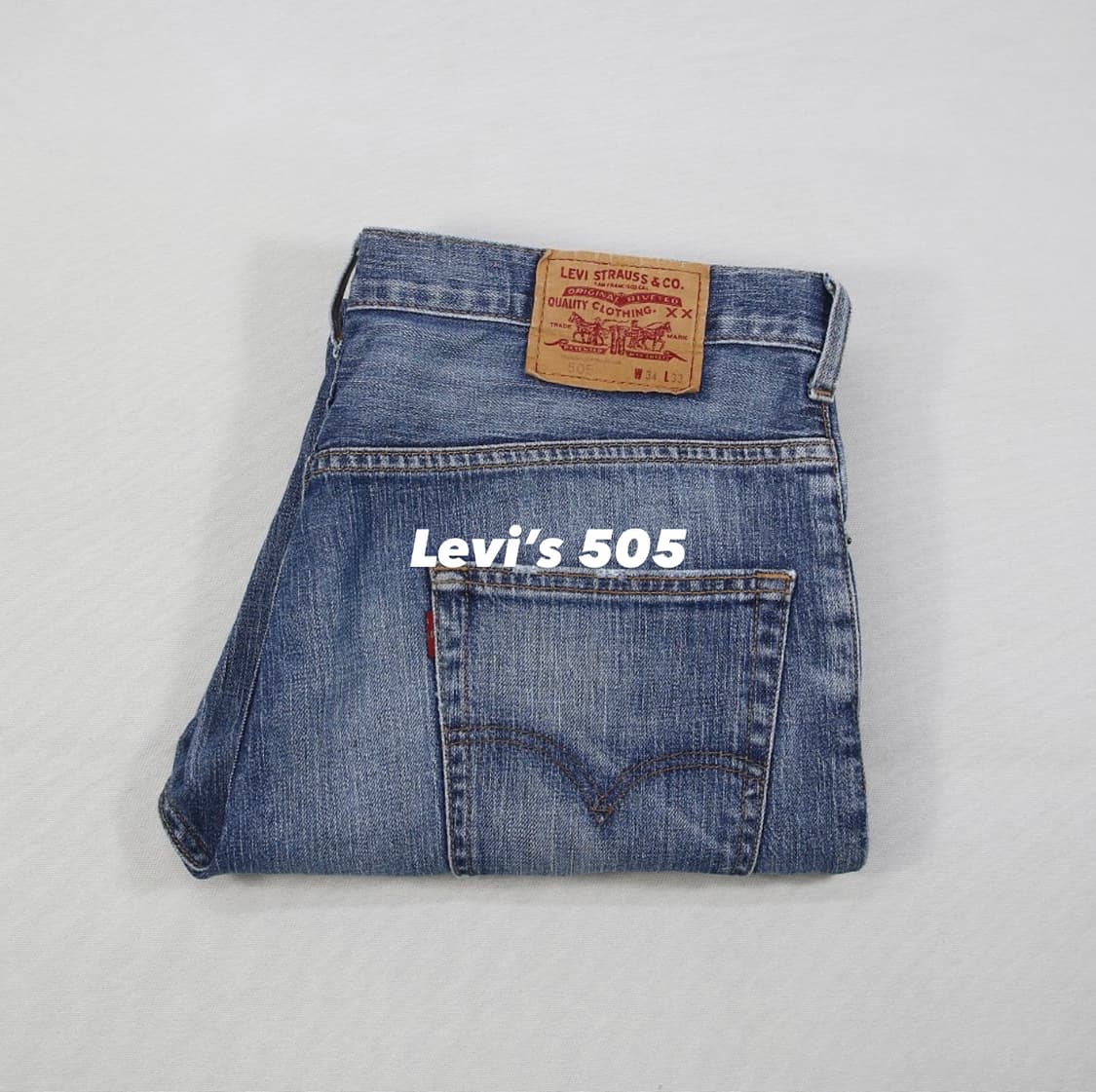 (착용컷) 리바이스 505 (남성용 33-34) 상품이미지1