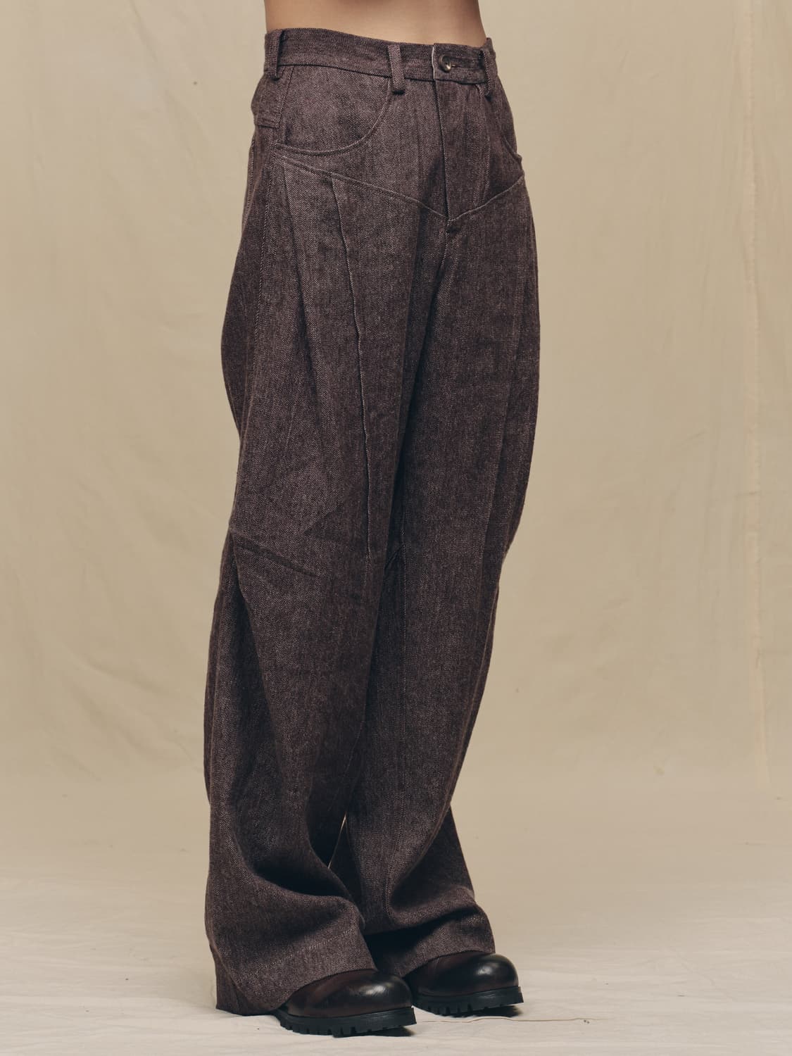 [48] 지기첸 articulated knee denim trouser 상품이미지3