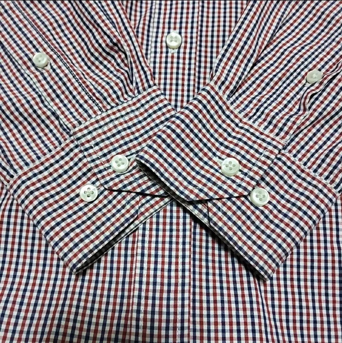 타미힐피거 남성 카라 남자 셔츠 남방 체크  M 100 상품이미지6