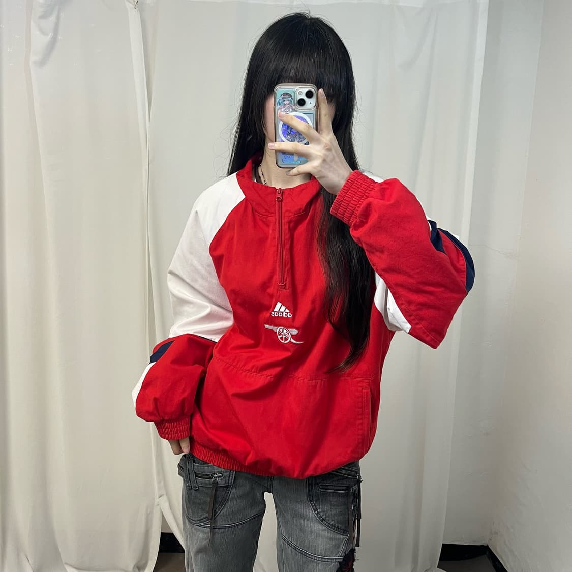 Adidas Arsenal icon anorak 상품이미지2