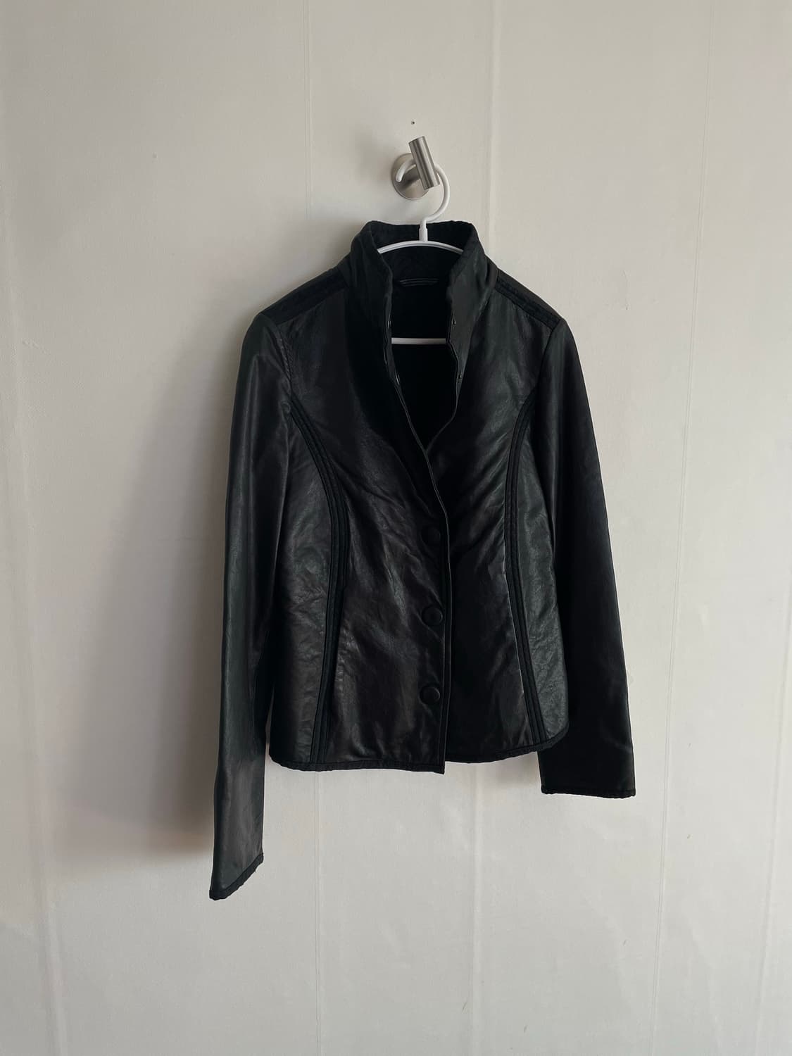 armani collezioni leather jacket 상품이미지7