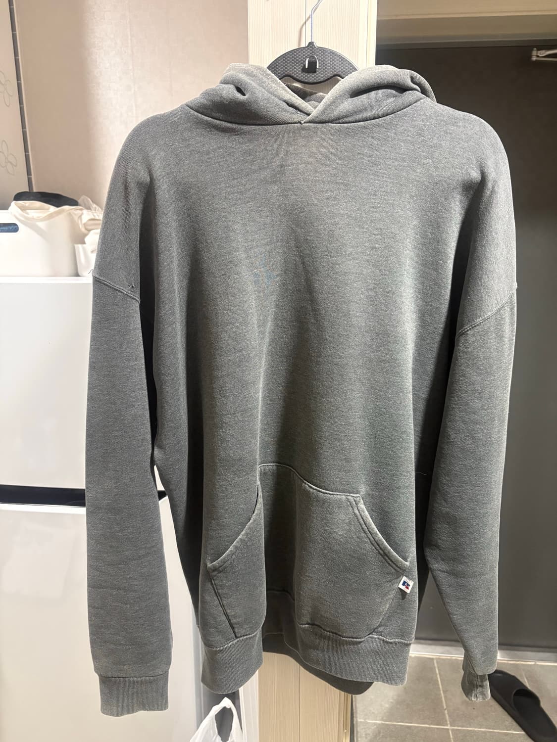 90s 러셀 후드 그레이 xxl 상품이미지1