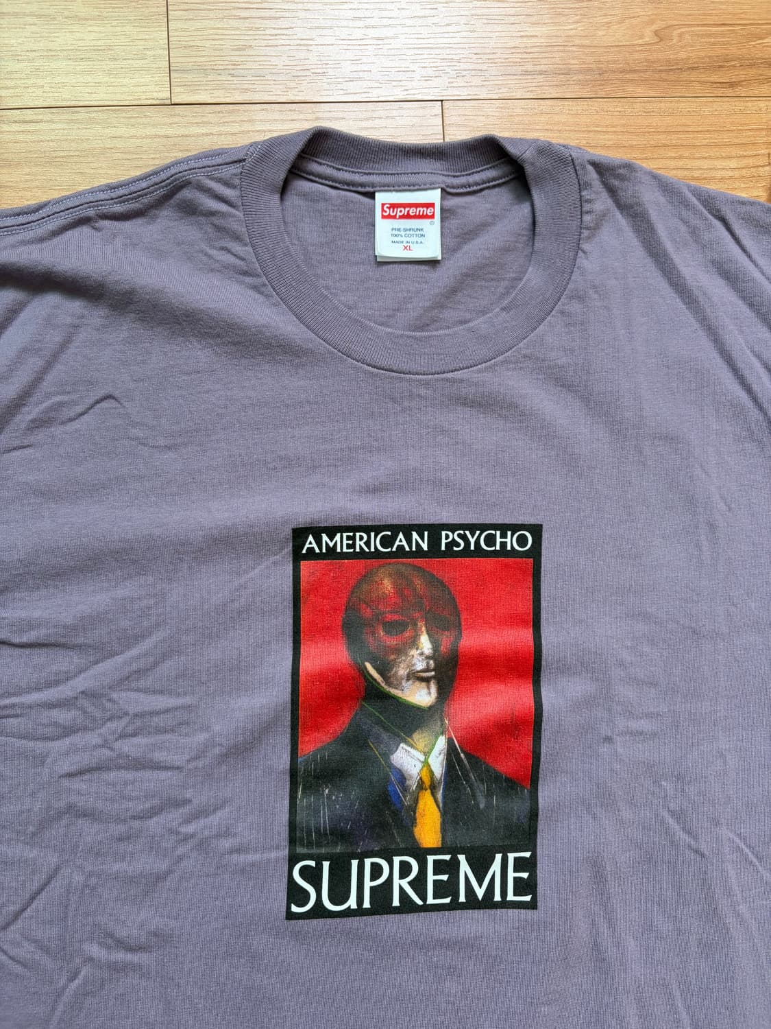 [XL] 슈프림 아메리칸 사이코 티셔츠 더스티 퍼플 상품이미지2