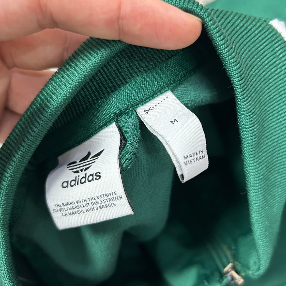 아디다스 우먼스 그린 슈퍼스타 져지(M) 상품이미지2