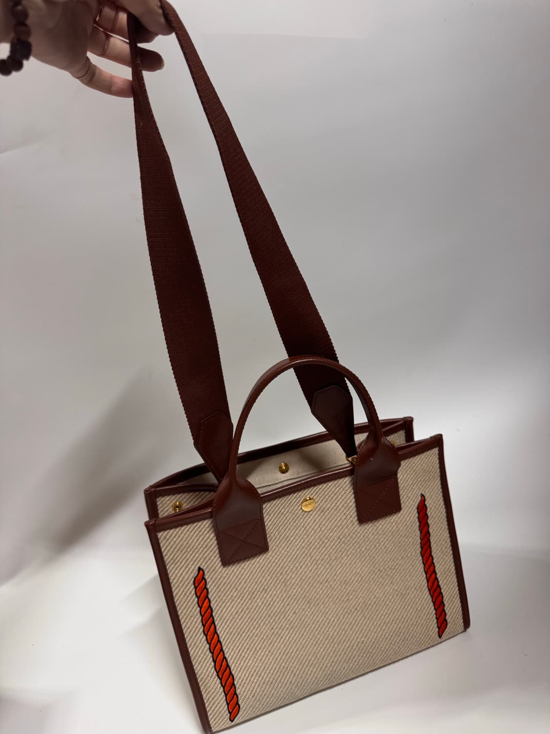 콜롬보 캔버스 토트백 숄더백 상품이미지3