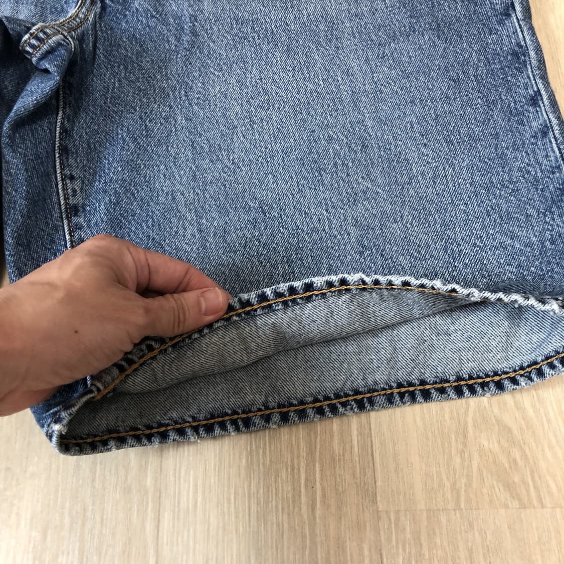 (36) 리바이스 Levi's 478 워시드 블루 배기 쇼츠 반바지 상품이미지6