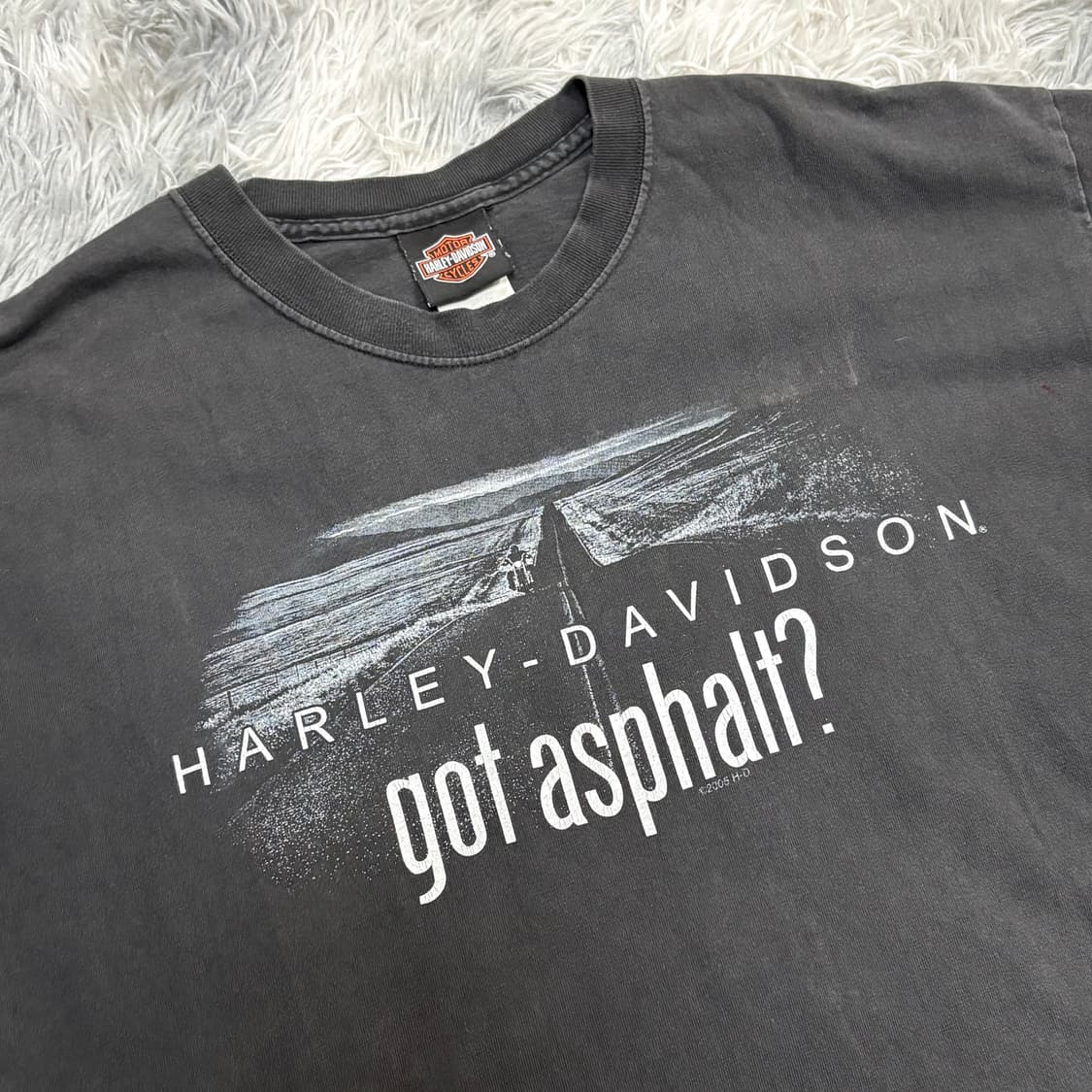 빈티지 할리데이비슨 “Got Asphalt?” 티셔츠 상품이미지3
