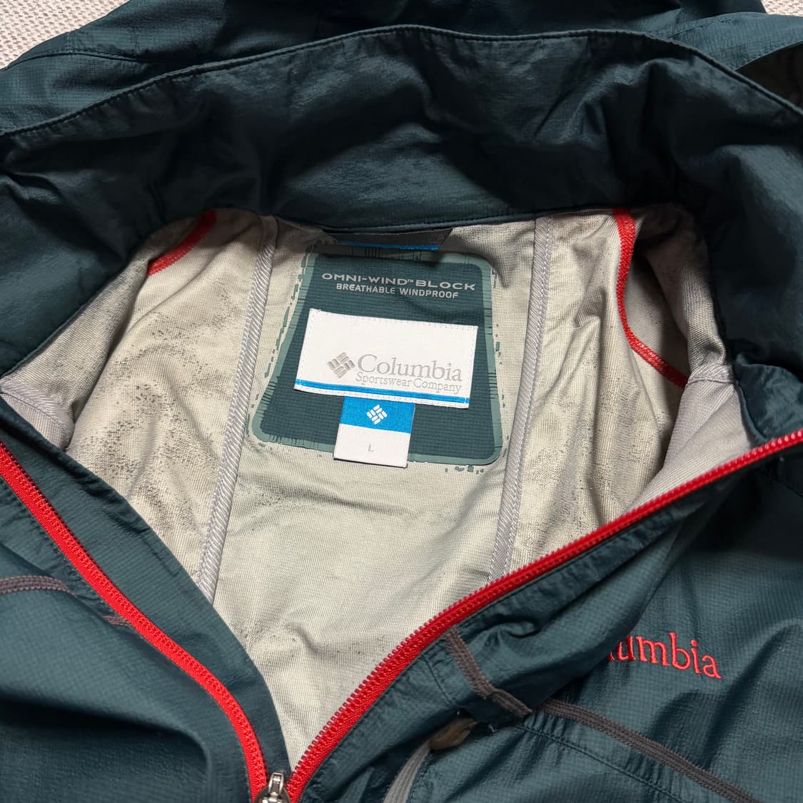 컬럼비아 옴니윈드 바람막이 자켓 상품이미지2